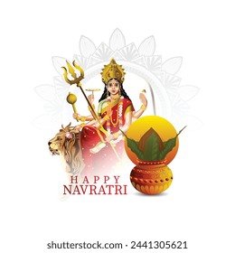 Happy durga puja celebration background