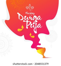 dhaki clipart in durga puja greetings