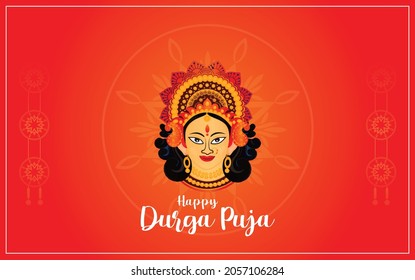 
Happy durga puja , Diseño de ilustraciones vectoriales
