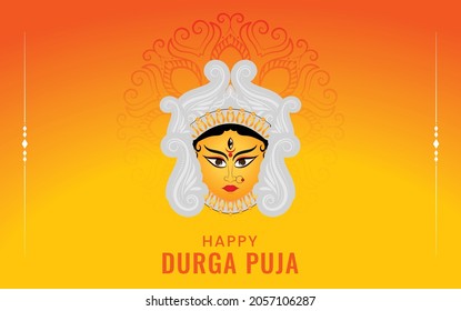 
Happy durga puja , Vector illustration design

