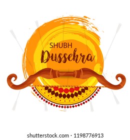 Happy Dussehra Background Design.