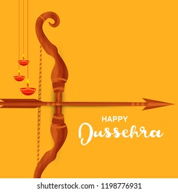 Happy Dussehra Background Design.