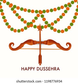 Happy Dussehra Background Design.