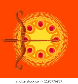 Happy Dussehra Background Design.