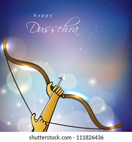 Happy Dussehra background. EPS 10.