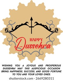 GLÜCKLICHE DUSSEHRA KREATIVE UND KLASSISCHE DESIGNS
