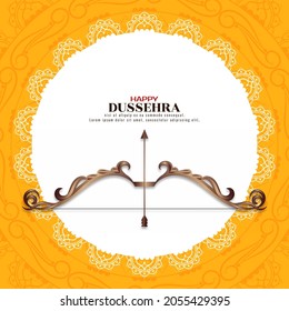 Happy Dussehra festival background design