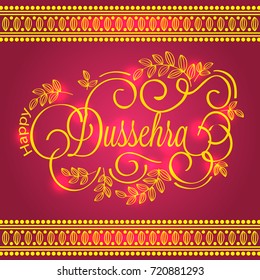 Happy Dussehra Festival  design.