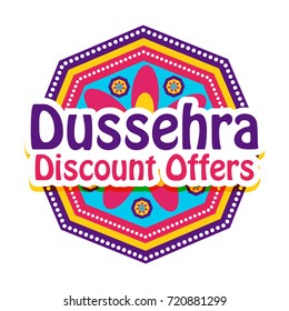 Happy Dussehra Festival  design.