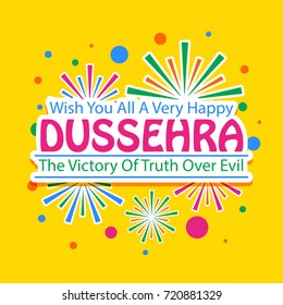 Happy Dussehra Festival  design.