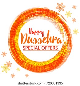 Happy Dussehra Festival  design.