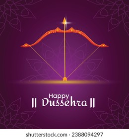 happy dussehra, greeting, wishes india hindu festival vector