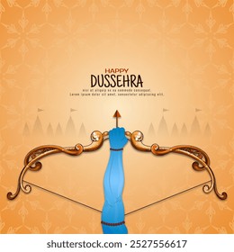 Happy Dussehra hindu Festival cultural indiano vijayadashami vetor de fundo