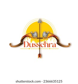 Happy Dussehra Illustration of angry Ravana