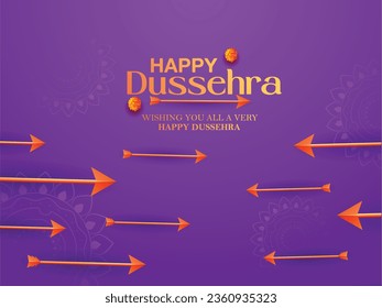 Happy Dussehra illustration of Lord Ram killing Ravana in Dussehra, Vijayadashami. Illustration of religious Festival Dussehra with bow and arrow.