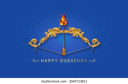 Feliz Dussehra. Concepto y celebración del festival vijayadashami en la India