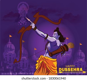 happy Dussehra. Ravan Dussehra is a major Hindu festival celebrated at the end of Navratri