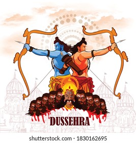 happy Dussehra. Ravan Dussehra is a major Hindu festival celebrated at the end of Navratri