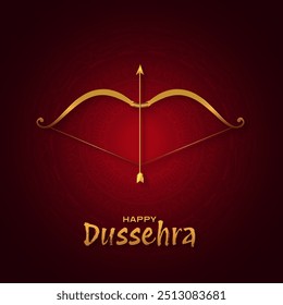 Feliz design de vetor Dussehra. Lorde Rama matando Ravana em Dussehra, Vijayadashami. Dussehra Poster Design Ilustração Vetorial. Festival da Índia.
