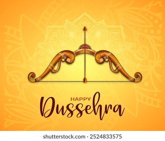 Feliz design de vetor Dussehra. Lorde Rama matando Ravana em Dussehra, Vijayadashami. 