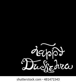 Happy Dussehra. Vector illustration. This useful for postcard, poster, cover, icon, sticker, tag