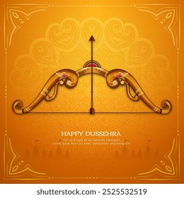 Feliz vetor de design de fundo do festival cultural hindu Dussehra vijayadashami