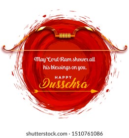 Happy Dussehra Wishes Festival Card Greeting Background