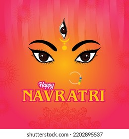 Happy Dussera Navaratri Background Banner 