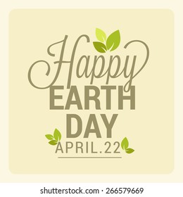 Happy Earth Day.