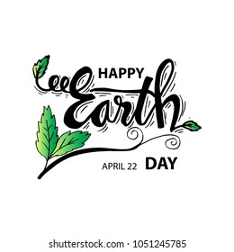 Happy Earth Day. April 22