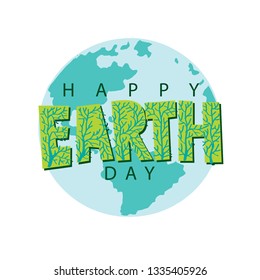 Happy earth day. April 22