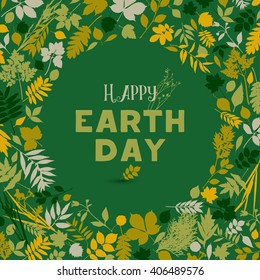 Happy earth day background