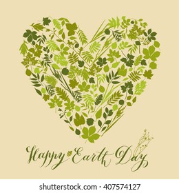 Happy earth day background