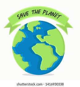 Happy Earth day Background, Vector illustration.