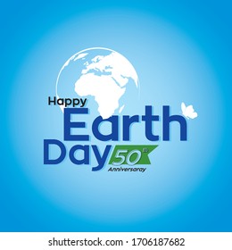 Happy Earth Day Banner - 50th Anniversary