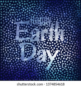 Happy Earth Day Banner. Illustration of a happy earth day, for environment safety celebration. Vector EPS10