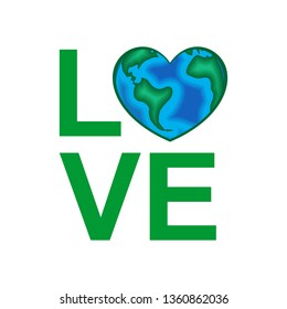 Happy Earth Day concept.