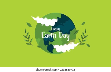 Happy Earth Day Concept Illustration