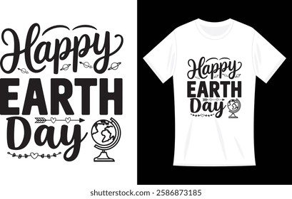 Happy Earth Day Creative T-shirt