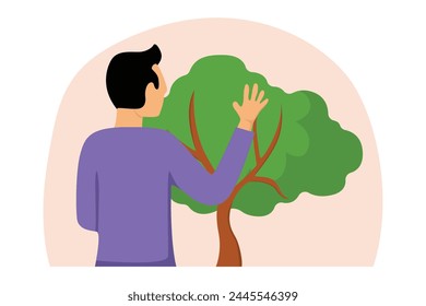 Happy Earth Day Flat Illustration