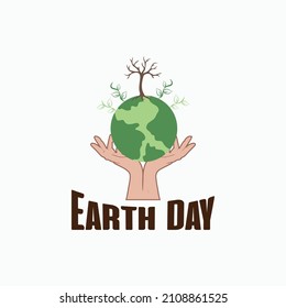 Happy Earth Day Logo Design, Earth Vector, Earth Day Design, Earth Vector