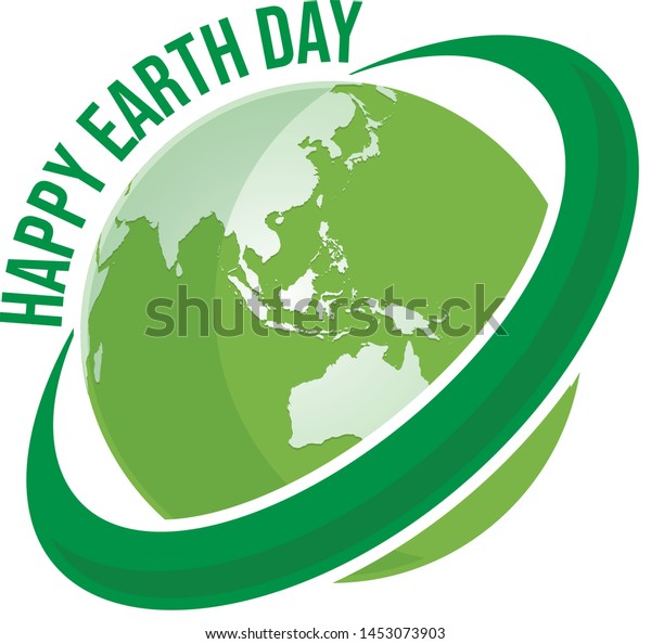 Happy Earth Day Logo Designsave Earth Stock Vector Royalty Free