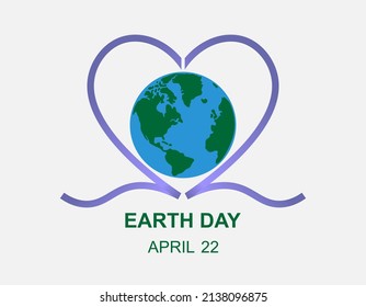 Happy Earth Day. Make everyday earth day. Vector illustration.