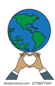 Happy Earth Day, Make everyday earth day, World Environment Day concept.