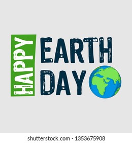 Happy Earth Day Poster or Banner Background