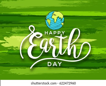 Happy Earth Day Poster or Banner Background.