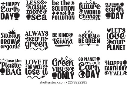 Happy Earth Day, Earth Day svg, Celebration svg, April 22, Typography, Global, T-shirt Design, SVG, EPS svg