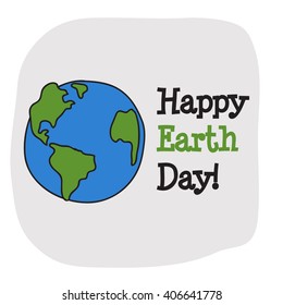 Happy Earth Day (Vector Design)
