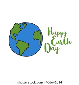 Happy Earth Day (Vector Design)