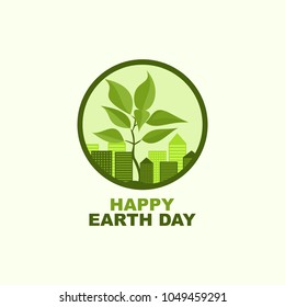 Happy Earth Day Vector Illustration